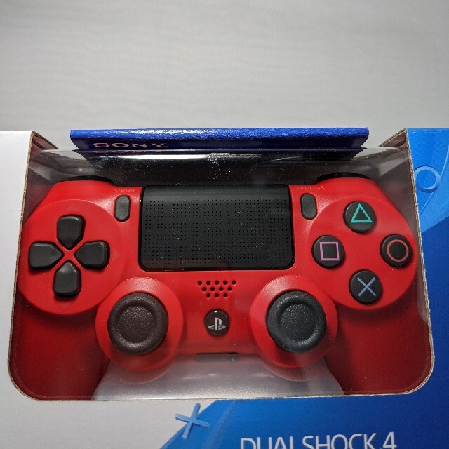 【新品・未開封】PS4 純正 DUALSHOCK4 マグマ・レッド