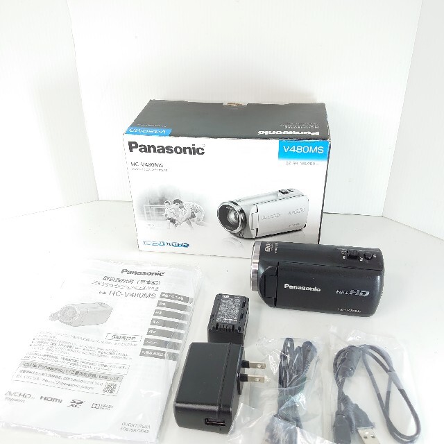 「美品」Panasonic ビデオカメラ HC-V480MSPanasonic