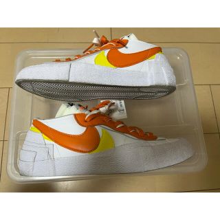 サカイ(sacai)のSACAI × NIKE BLAZER LOW "MAGMA ORANGE"(スニーカー)