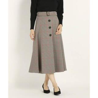 ストロベリーフィールズ(STRAWBERRY-FIELDS)の新品タグ 未着 ストロベリーフィールズ プルックツイル スカート2018AW(ロングスカート)