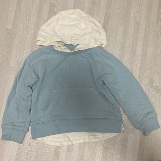 エフオーキッズ(F.O.KIDS)のアプレレクール　パーカー　トレーナー　トップス　フード　ブルー　青　キッズ　子供(Tシャツ/カットソー)