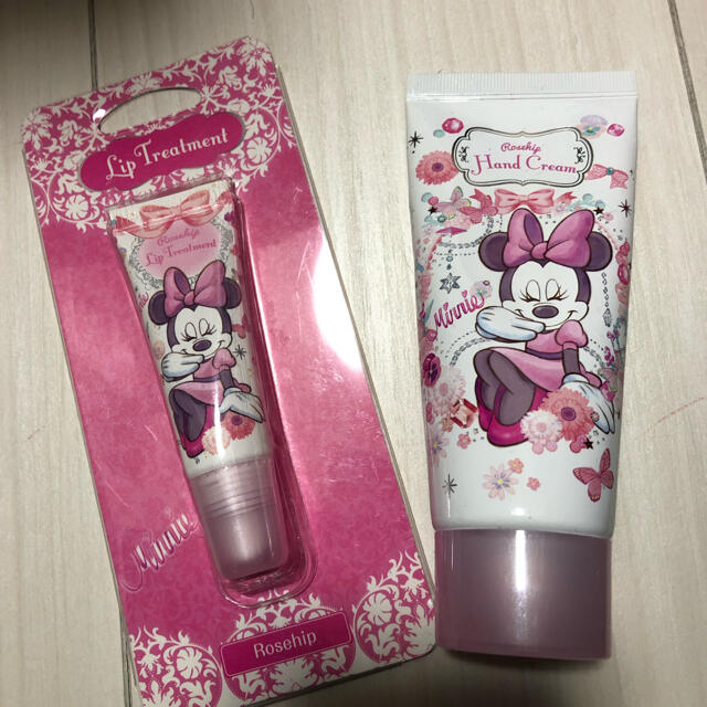 Disney(ディズニー)のハンドクリーム　リップグロス　ミニー　ディズニーストア　 コスメ/美容のボディケア(ハンドクリーム)の商品写真