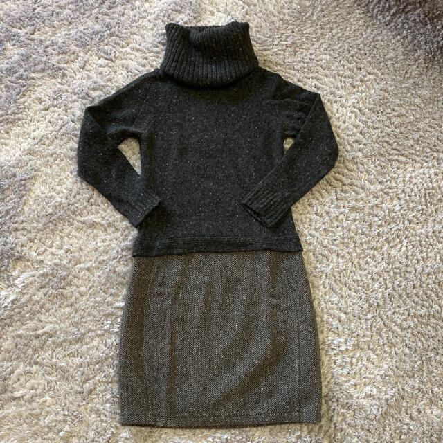 美品 MaxMara WeekEnd タートルネック ニットワンピース