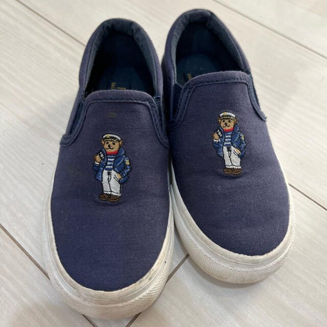 POLO RALPH LAUREN(ポロラルフローレン)のPOLO スリッポン キッズ/ベビー/マタニティのキッズ靴/シューズ(15cm~)(スニーカー)の商品写真