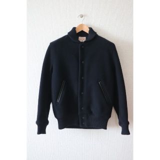 BONCOURA SPORTS JACKET NAVY CASHMERE 36(スカジャン)