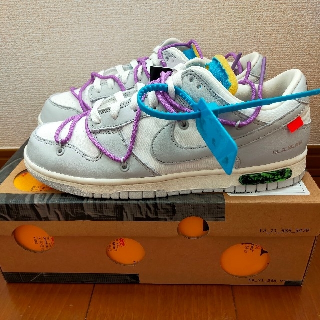 OFF-WHITE × NIKE DUNK LOW 1 OF 50 "47"dunk