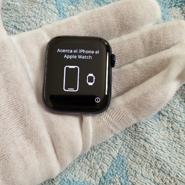 Applewatchシリーズ6 ブルーアルミニウムケース44mmセルラーモデル