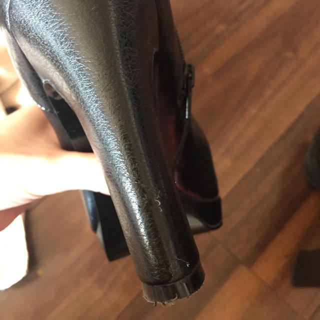 NINE WEST(ナインウエスト)の新品同様ナインウェストブラックブーツ レディースの靴/シューズ(ブーツ)の商品写真