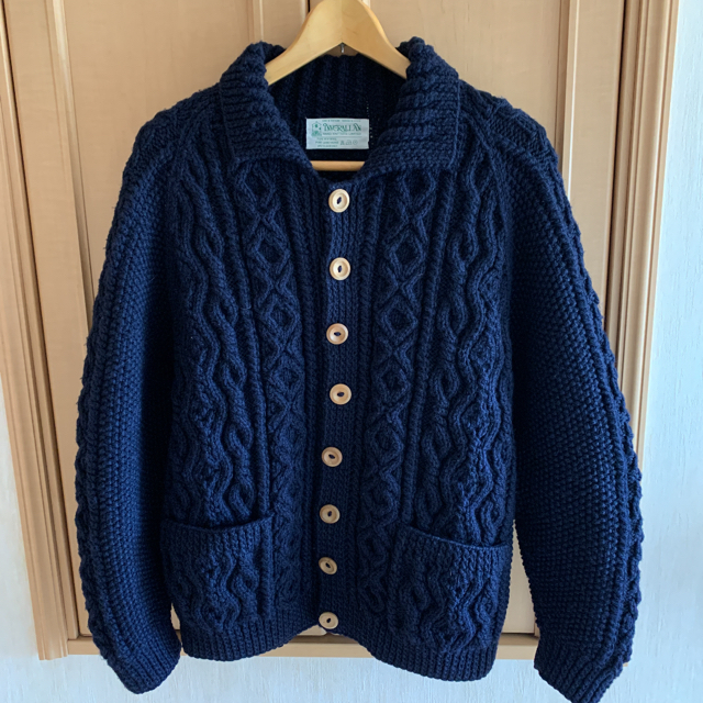 ☆ INVERALLAN 3A カーディガン NAVY ウール ☆メンズ