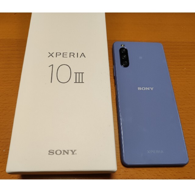 スマートフォン/携帯電話XPERIA 10Ⅲ ブルー【週末限定値下げ中】