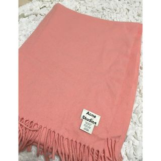 acne studios マフラー　ショール　ピンク