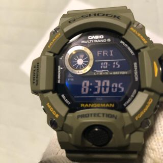 ジーショック(G-SHOCK)のカシオ Gショック レンジマン 電波ソーラー GW-9400-3DR 美品(腕時計(デジタル))