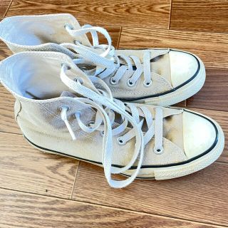 コンバース(CONVERSE)のコンバース　オールスター　ベージュ(スニーカー)