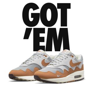 ナイキ(NIKE)のNIKE Air Max 1 x Patta “Monarch” 27.5cm(スニーカー)