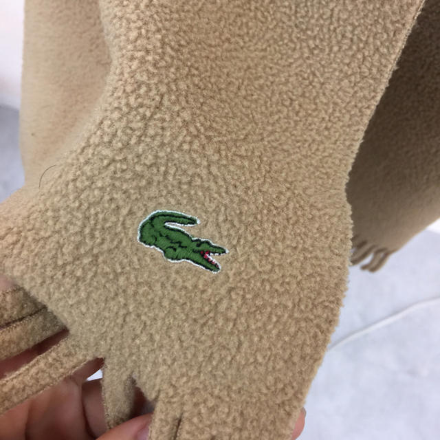 LACOSTE(ラコステ)のラコステ マフラー キャメル ブラウン レディースのファッション小物(マフラー/ショール)の商品写真