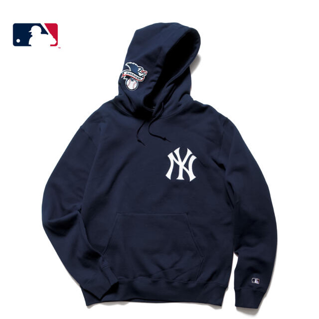 F.C.R.B.(エフシーアールビー)のF.C.RealBristol×MLB スウェットプルオーバーフーディ　NY メンズのトップス(パーカー)の商品写真