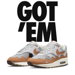 ナイキ(NIKE)のNIKE Air Max 1 x Patta “Monarch” 27.5cm(スニーカー)