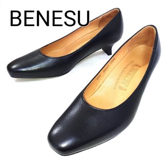 【BENESU　レザー　パンプス】ベネシュ　靴　レディース