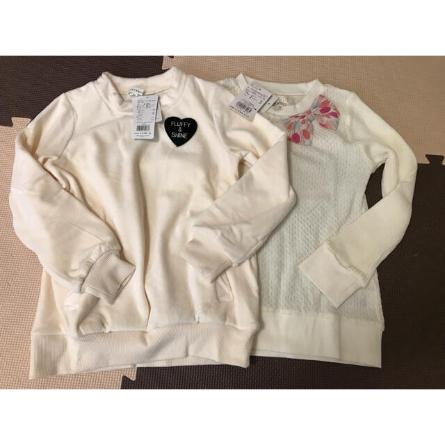 Branshes(ブランシェス)の新品未使用　ブランシェス　3can4on 130サイズ　女の子　子供服　白 キッズ/ベビー/マタニティのキッズ服女の子用(90cm~)(ニット)の商品写真