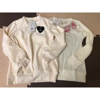 ブランシェス(Branshes)の新品未使用　ブランシェス　3can4on 130サイズ　女の子　子供服　白(ニット)