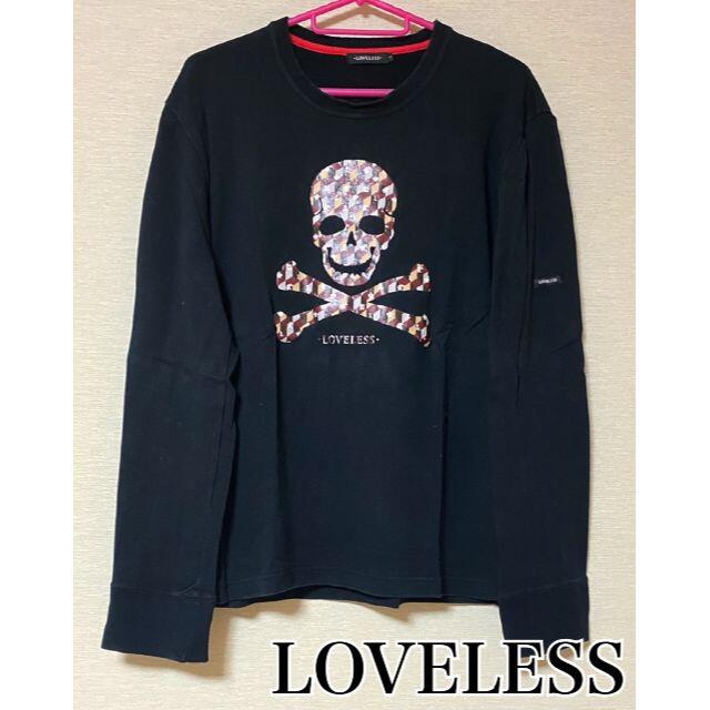 LOVELESS(ラブレス)のLOVELESS ☆ スカル グラフィック プリント ロンT メンズのトップス(Tシャツ/カットソー(七分/長袖))の商品写真