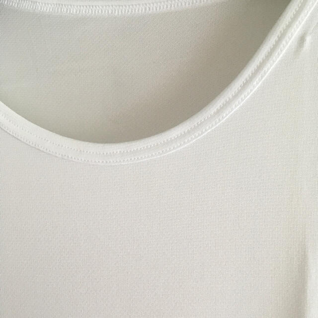 新品　3L 半袖丸首シャツ ホワイト メンズのアンダーウェア(その他)の商品写真