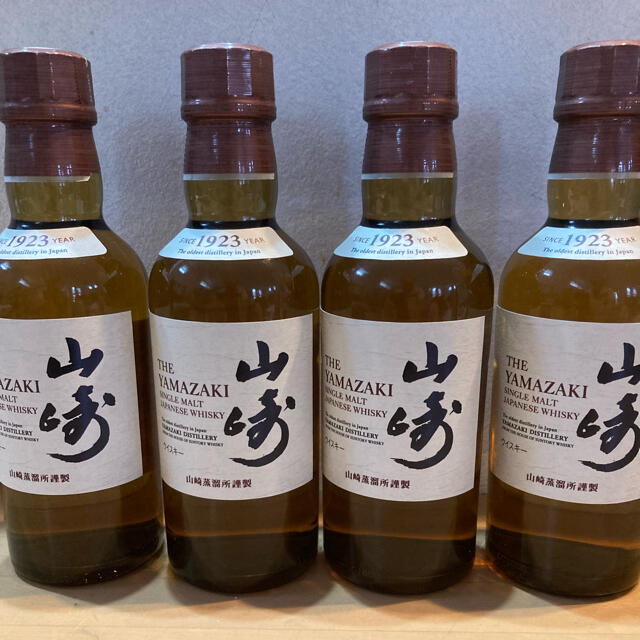 サントリーシングルモルトウイスキー山崎 180ml × 4本