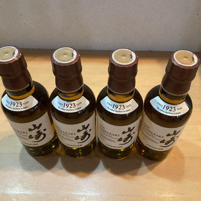 サントリーシングルモルトウイスキー山崎 180ml × 4本