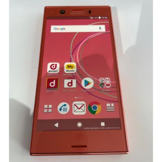 エクスペリア(Xperia)のスマホ　SO-02K モックアップ　ピンク？赤？　※実機ではありません(スマートフォン本体)