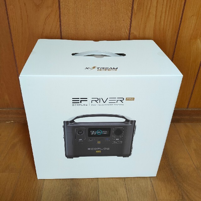 【新品/未使用】☆ECOFLOW　RIVER600PRO　ポータブル電源