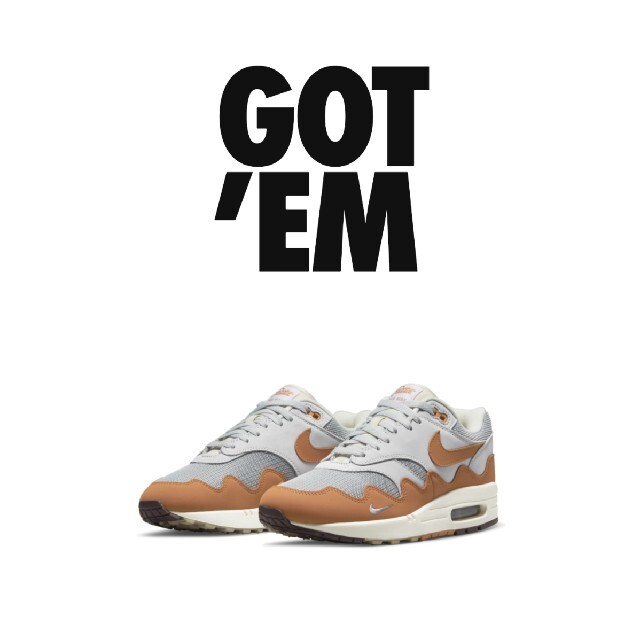 メンズNIKE Air Max 1 x Patta “Monarch” 28.0cm