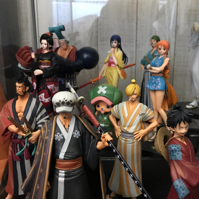 BANPRESTO(バンプレスト)のワンピース ワノ国 グラメン フィギュア ONE PIECE コンプ 美品 エンタメ/ホビーのフィギュア(アニメ/ゲーム)の商品写真