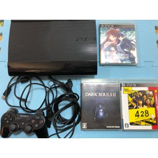 プレイステーション3(PlayStation3)のps3 250GB CECH-4000B ソフト3本付き（ホワイトアルバム2等）(家庭用ゲーム機本体)