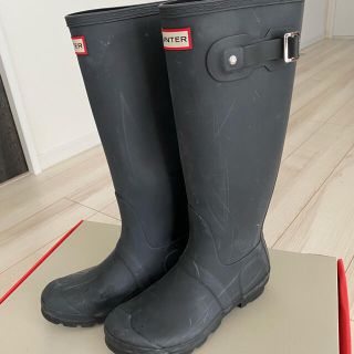 ハンター(HUNTER)の【USED】 ハンター HUNTER 長靴 23.5-24.0cm 黒(レインブーツ/長靴)