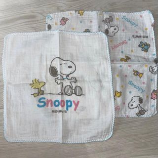 スヌーピー(SNOOPY)のスヌーピー　ガーゼハンカチ2枚セット(その他)