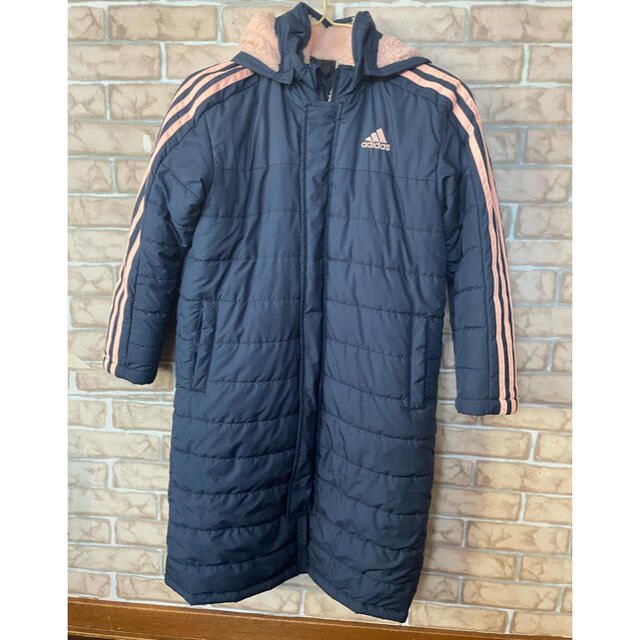 adidas(アディダス)のアディダスベンチコート キッズ/ベビー/マタニティのキッズ服男の子用(90cm~)(コート)の商品写真