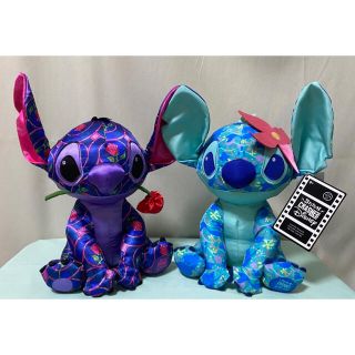 ディズニー(Disney)のスティッチ 美女と野獣 ＆ リトルマーメイド アリエル ぬいぐるみセット(ぬいぐるみ)