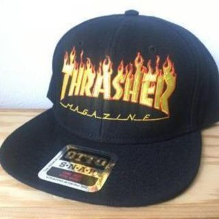 スラッシャー(THRASHER)のスラッシャー　THRASHER　CAP　未使用　ファイヤーパターン(キャップ)