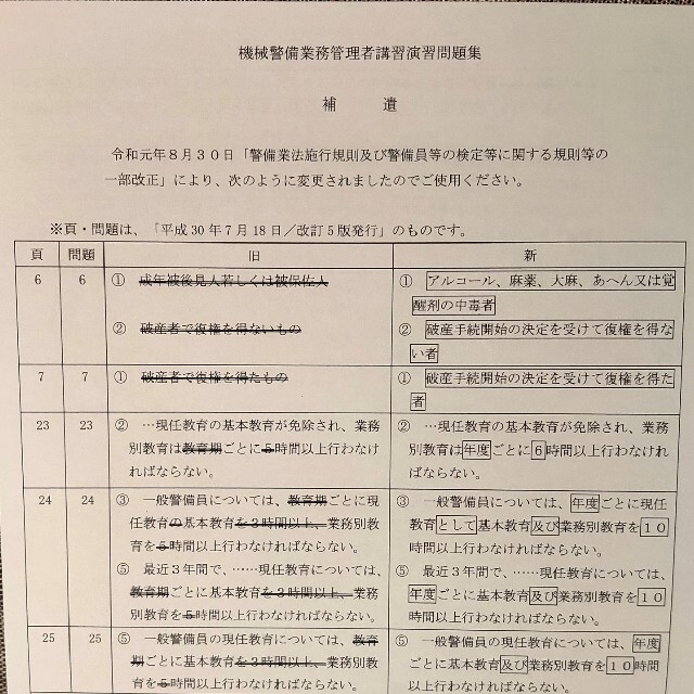 機械警備業務管理者　講習演習問題集 エンタメ/ホビーの本(資格/検定)の商品写真