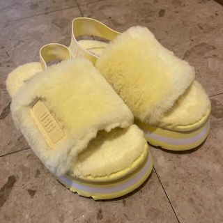 アグ(UGG)のUGG サンダル ネオンイエロー(サンダル)