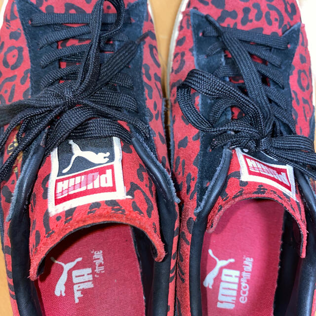 PUMA(プーマ)のプーマ　スニーカー　豹柄　レオパード　赤 メンズの靴/シューズ(スニーカー)の商品写真