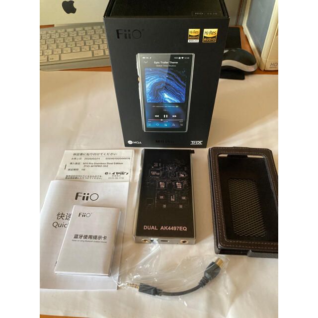 美品 Fiio M11 Pro SS + 特注レザーケース、他おまけ付 - www