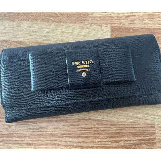 PRADA(プラダ)のPRADA 長財布　BLACK レディースのファッション小物(財布)の商品写真