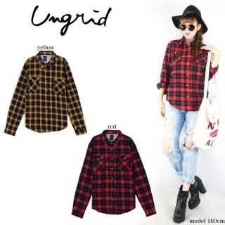 アングリッド(Ungrid)のUngrid チェックシャツ(シャツ/ブラウス(半袖/袖なし))