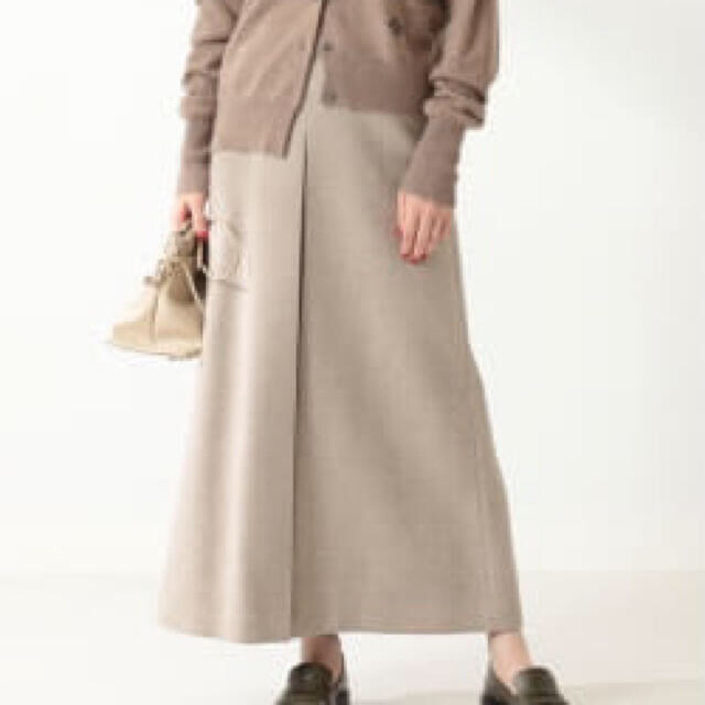 美品【sacai】Melton Skirt  メルトンウールロングスカート
