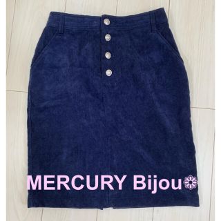 マーキュリーデュオ(MERCURYDUO)の《美品❁MERCURYDUO》コーデュロイ スカート ハイウエスト(ミニスカート)