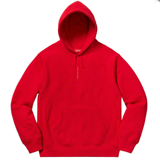 Supreme(シュプリーム)のmicro logo hooded sweatshirt Lサイズ メンズのトップス(パーカー)の商品写真