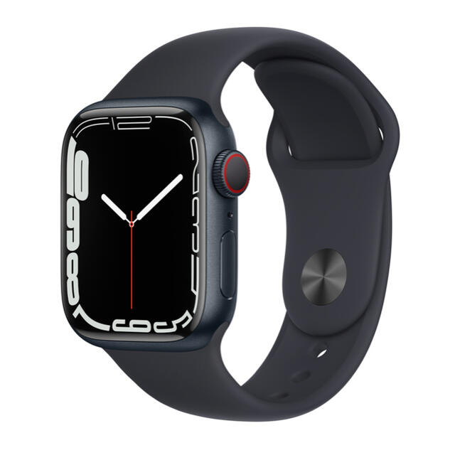 腕時計(デジタル)新品未開封品 Apple Watch Series 7 セルラー 41㎜ブラック