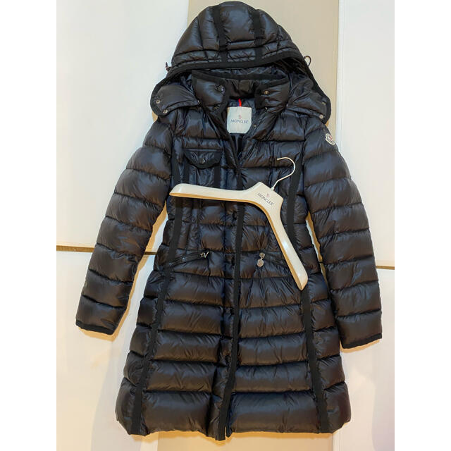 MONCLER(モンクレール)の【モンクレール】エルミンヌ 黒 size00 美品 レディースのジャケット/アウター(ダウンコート)の商品写真