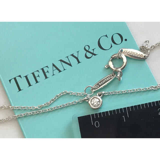 TIFFANY ティファニー バイザヤード Ag925 シルバー ダイヤ0.05
